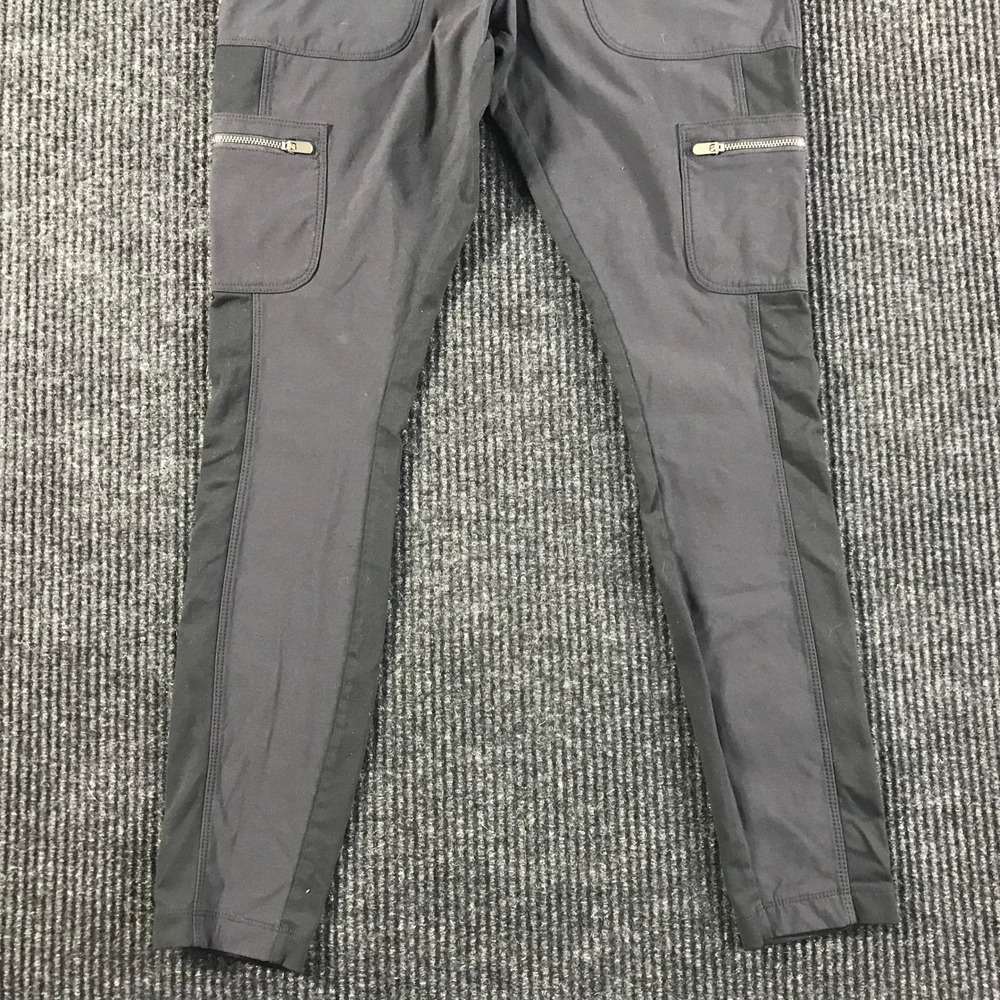 Athleta Headlands Hybrid Cargo II Tights Black High Rise Hiking Pants Womens 6 - Picture 3 of 9